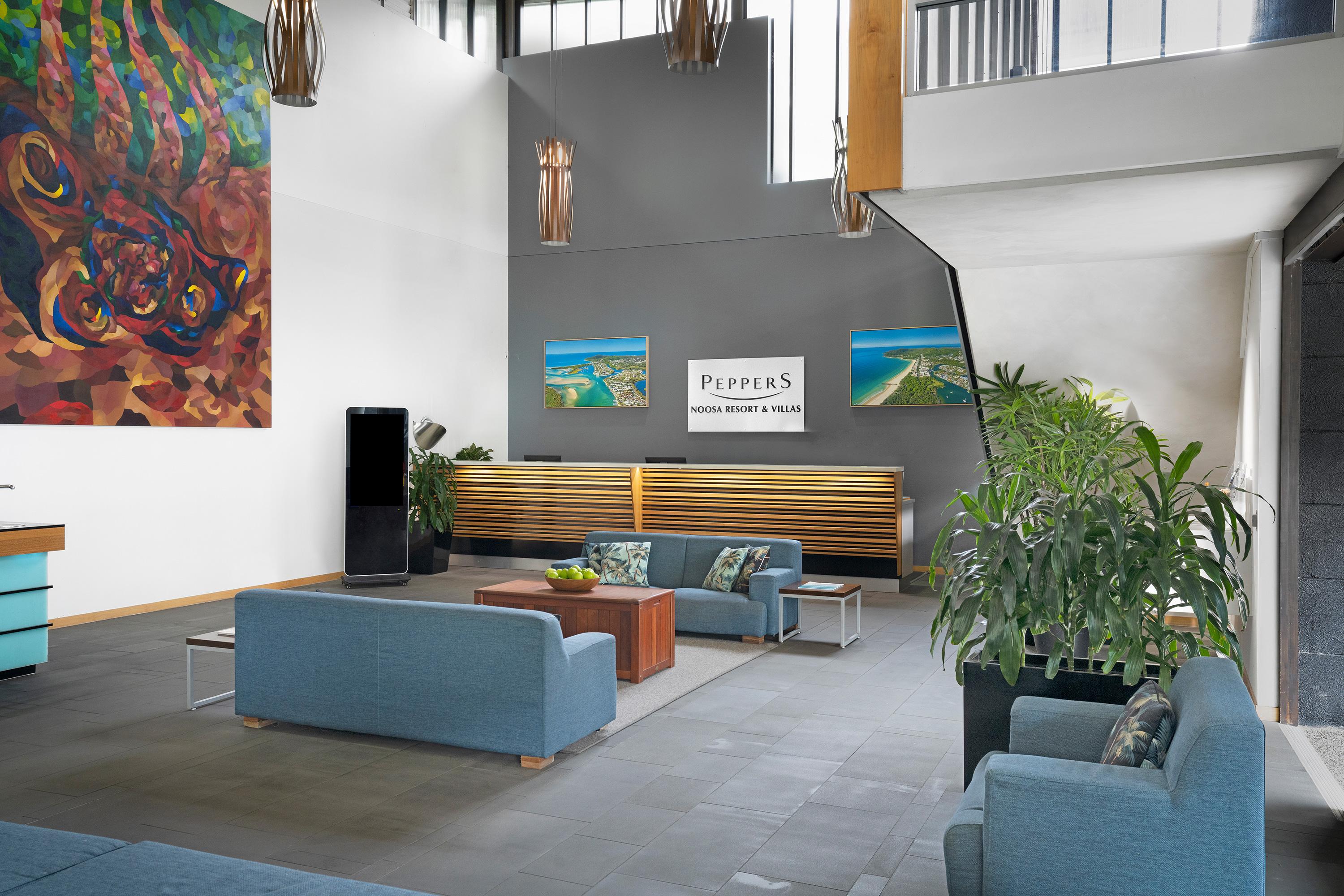Peppers Noosa Resort And Villas Екстер'єр фото Pepper's Hotel lobby
